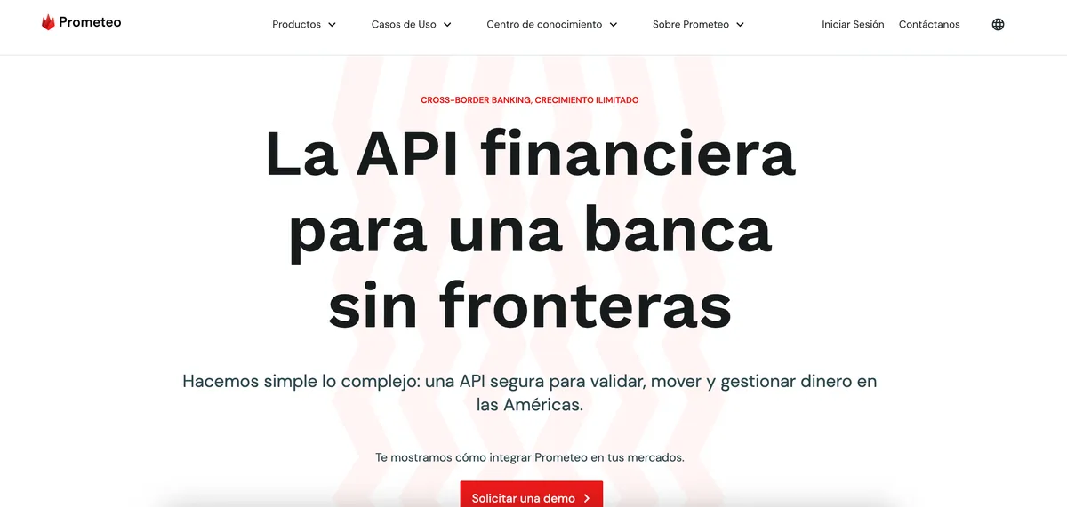 Prometeo API — fintech LATAM y USA