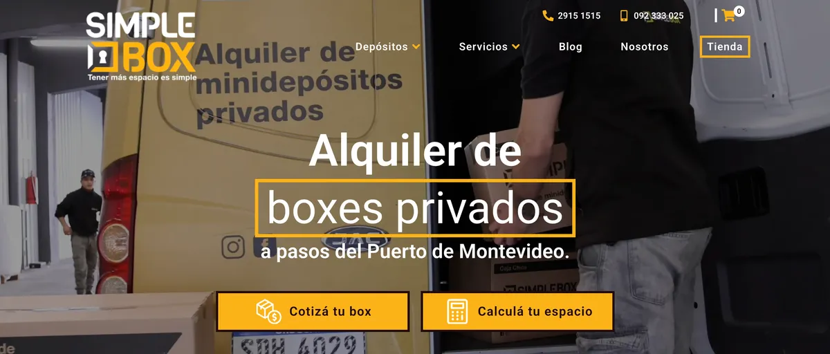 Simple Box — soluciones de almacenamiento en Montevideo